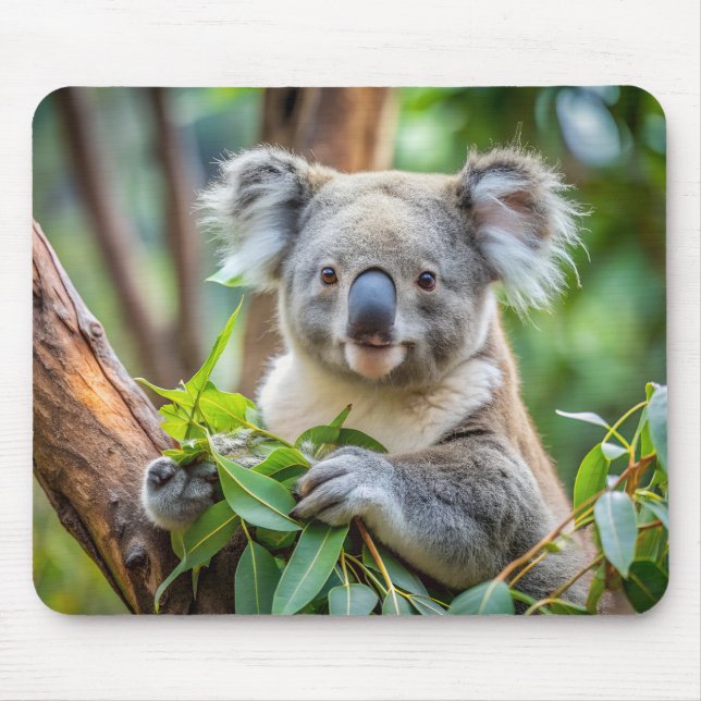 Alfombrilla De Ratón Cute Koala Bear (Frente)