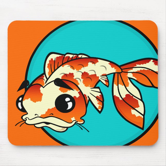 ALFOMBRILLA DE RATÓN CUTE KOI FISH MOUSE PAD PAD (Frente)