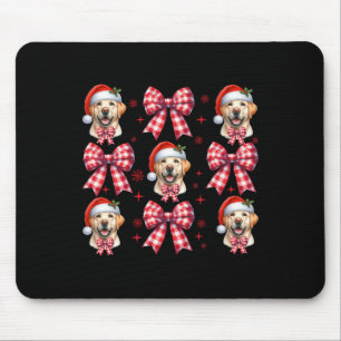 Alfombrilla De Ratón Cute Labrador Recuperador Perro Coquette de Plata