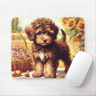 Alfombrilla De Ratón Cute Lagotto Romagnolo Pintura