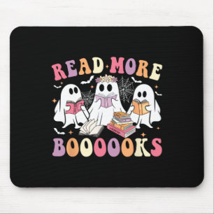 Alfombrilla De Ratón Cute libro fantasma Leer más libros Divertidos pro