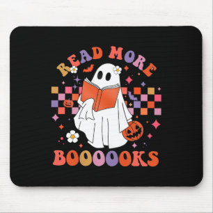 Alfombrilla De Ratón Cute libro fantasma Leer más libros Divertidos pro