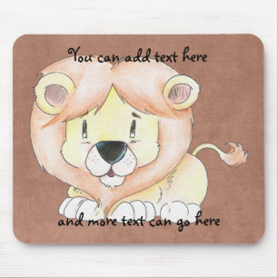 Alfombrilla De Ratón Cute Lion Mousepad