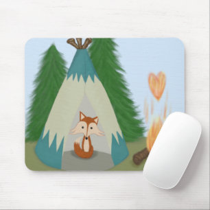 Alfombrilla De Ratón Cute Lone Fox