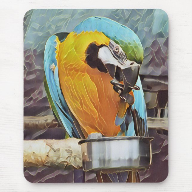 ALFOMBRILLA DE RATÓN CUTE MACAW (Frente)