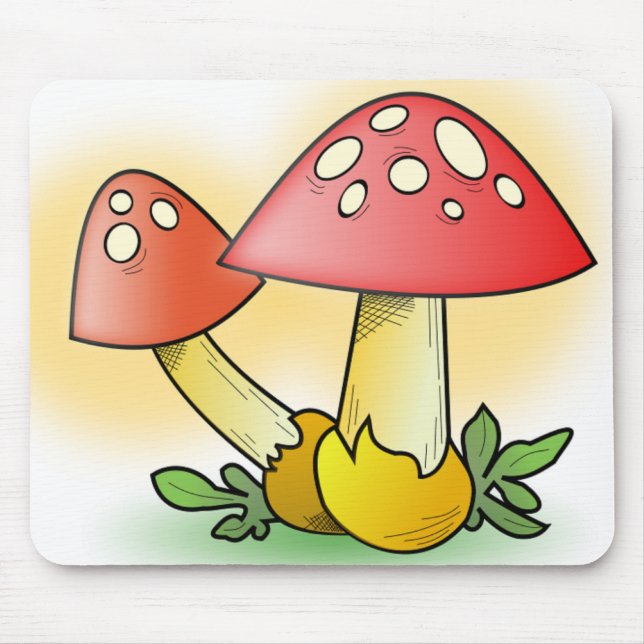 ALFOMBRILLA DE RATÓN CUTE MUSHROOMS (Frente)