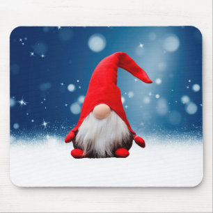 Alfombrilla De Ratón Cute Navidad Santa Nieve Estrellas