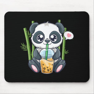 Alfombrilla De Ratón Cute Panda Kawaii Anime Otaku Boba de burbuja japo
