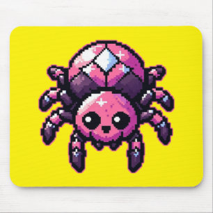 Alfombrilla De Ratón Cute Pixel Spider