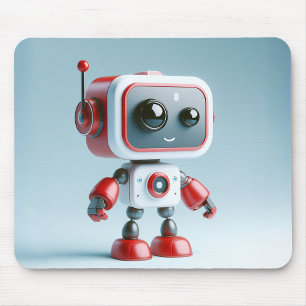Alfombrilla De Ratón Cute Robot Mousepad