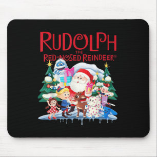 Alfombrilla De Ratón Cute Rudolph La especificación de los Navidades de