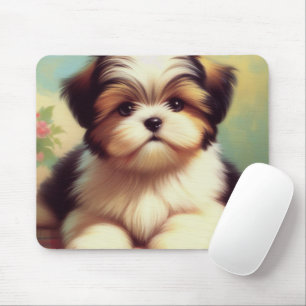 Alfombrilla De Ratón Cute Shih-Tzu Pintando