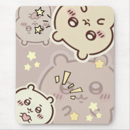 Alfombrilla De Ratón Cute Starry Bunny Pattern Gaming Mousepad 