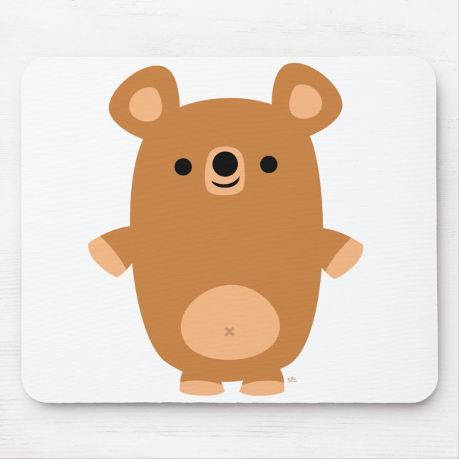 Alfombrilla De Ratón Cute Strong Personalizado Bear mousepad (Frente)