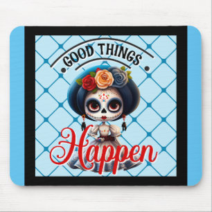 Alfombrilla De Ratón Cute Sugar Skull