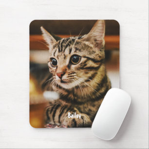 Alfombrilla De Ratón Cute Tabby (Personalizar)