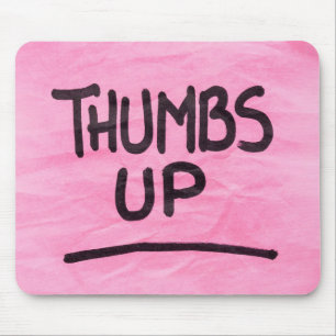 Alfombrilla De Ratón Cute Thumbup Gráficos Gráficos Guay ThumbUp Image