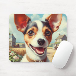 Alfombrilla De Ratón Cute Toy Fox Terrier Pintura