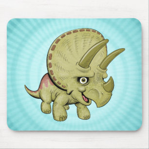 Alfombrilla De Ratón Cute Triceratops