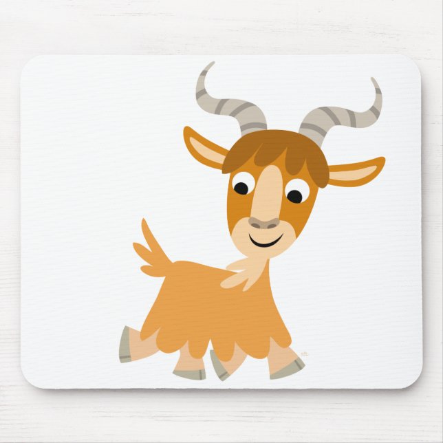 Alfombrilla De Ratón Cute Trotting Personalizado Goat Mousepad (Frente)