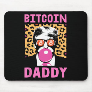 Alfombrilla De Ratón Cute Trump Bitcoin Daddy Crypto Finance Money Crew