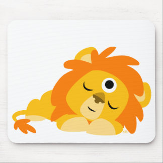 Alfombrilla De Ratón Cute Watchful Personalizado Lion mousepad