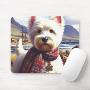 Alfombrilla De Ratón Cute West Highland White Terrier Pintura