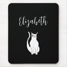 Cuto gato Personalizado mano dibujada Winty Kitty