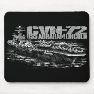 Alfombrilla De Ratón CVN-72 Abraham Lincoln Mouse Pad