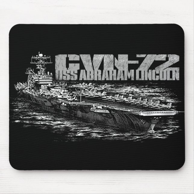 Alfombrilla De Ratón CVN-72 Abraham Lincoln Mouse Pad (Frente)