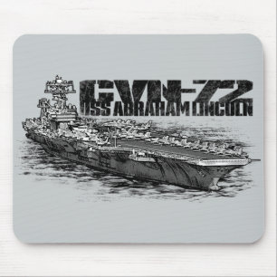 Alfombrilla De Ratón CVN-72 Abraham Lincoln Mousepad