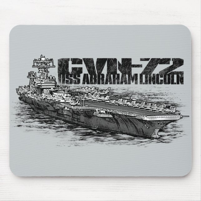 Alfombrilla De Ratón CVN-72 Abraham Lincoln Mousepad (Frente)
