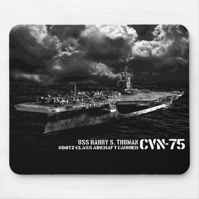 Alfombrilla De Ratón CVN-75 Harry S. Truman Mousepad (Frente)