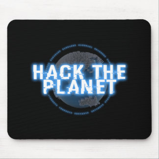 Alfombrilla De Ratón CYBER HACK THE PLANET computer, defcon, hack, hack