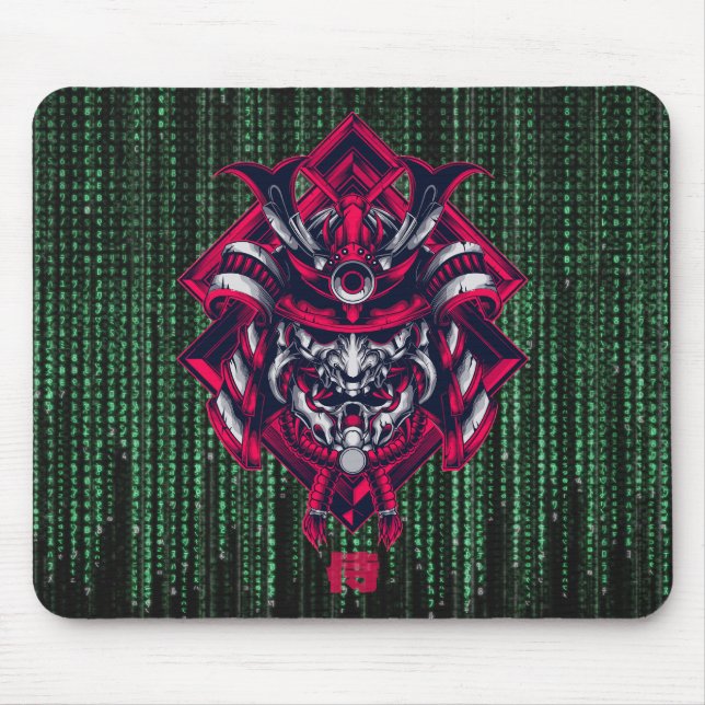 Alfombrilla De Ratón Cyber Oni Code – Retro Future Power (Frente)