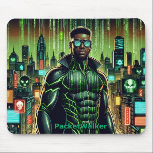 Alfombrilla De Ratón Cyber Warrior Personalizado Mousepad