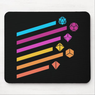 Alfombrilla De Ratón Cyberpunk Dice Ray Tabletop RPG