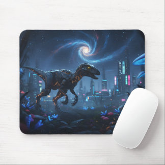 Alfombrilla De Ratón Cyberpunk Raptor Galaxy Gaming Mouse Pad