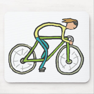 Alfombrilla De Ratón Cycling Stickman