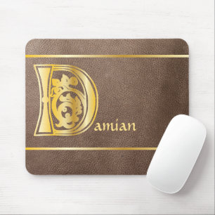 Alfombrilla De Ratón D de Capital Decorativo Botánico Medieval