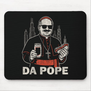 Alfombrilla De Ratón Da Pope De América El Papa De Chicago Leo Xiv Funn