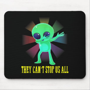 Alfombrilla De Ratón Dabbing Alien no pueden detenernos a todos