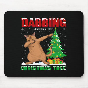 Alfombrilla De Ratón Dabbing Around the Christmas Tree A