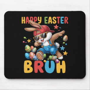 Alfombrilla De Ratón Dabbing Bunny Easter Bruh Meme Divertido de adoles