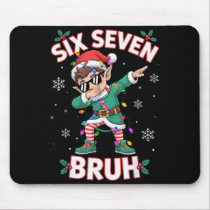 Alfombrilla De Ratón Dabbing Elf Seis Siete Bruh Navidad 67 Meme Navida