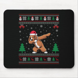 Alfombrilla De Ratón Dabbing Er Spaniel Perro Santa Hat Niños Chicas Cr