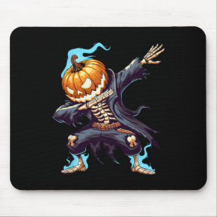 Alfombrilla De Ratón Dabbing Halloween Skeleton Monster Dab Spooky Boys