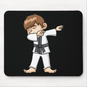 Alfombrilla De Ratón Dabbing Karate Funny Personalizado de Artes Marcia