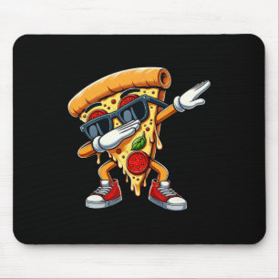 Alfombrilla De Ratón Dabbing Pizza Slice Dance Pizza Toddler Boy Dancin