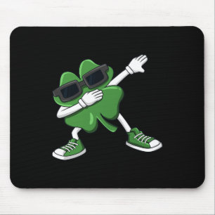 Alfombrilla De Ratón Dabbing Shamrock St Patrick's Day Fun Boys Chicas 